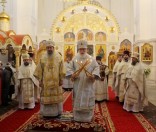 Предстоятель Белорусской Православной Церкви совершил Божественную литургию в Спасо-Евфросиниевском монастыре