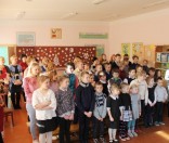 Воспитанники воскресной школы выступили в Малоситнянской средней школе