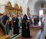 Праздник Происхождения (изнесения) Честных Древ Животворящего Креста Господня в Полоцкой обители	