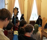 Дети воскресной школы прославляют Рождество Христово