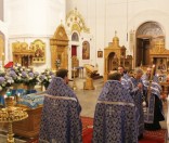 Всенощное бдение с чином погребения Божией Матери