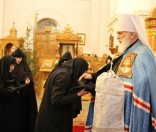 Предстоятель Белорусской Православной Церкви совершил Божественную литургию в Спасо-Евфросиниевском монастыре