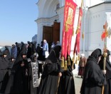 Патриарший Экзарх всея Беларуси совершил Божественную Литургию в Спасо-Евфросиниевском монастыре