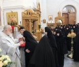 Патриарший Экзарх всея Беларуси в Рождественские дни посетил Спасо-Евфросиниевский монастырь