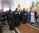 Праздничные богослужения в честь престольного праздника Воздвижения Честного и Животворящего Креста в Спасо-Евфросиниевской обители