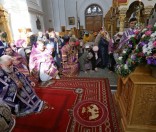 Праздничные богослужения в честь престольного праздника Воздвижения Честного и Животворящего Креста в Спасо-Евфросиниевской обители