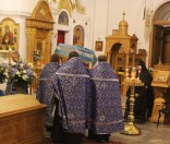 Всенощное бдение с чином погребения Божией Матери