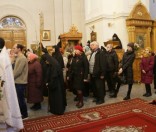 Предстоятель Белорусской Православной Церкви совершил Божественную литургию в Спасо-Евфросиниевском монастыре