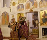 Праздничные богослужения в честь престольного праздника Воздвижения Честного и Животворящего Креста в Спасо-Евфросиниевской обители