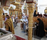Праздник Происхождения (изнесения) Честных Древ Животворящего Креста Господня в Полоцкой обители	
