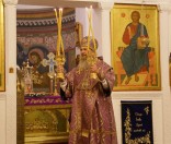 Всенощное бдение в Кресто-Воздвиженском соборе