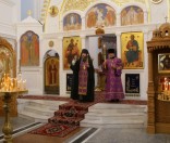 Всенощное бдение в Кресто-Воздвиженском соборе