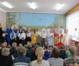 38-Воспитанники воскресной школы при Спасо-Евфросиниевском монастыре выступили в Малоситнянской средней школе с Рождественским концертом