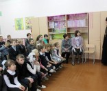 Воспитанники воскресной школы выступили с Рождественским концертом в Малоситнянской  школе