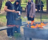 Палаточный лагерь на берегу реки Свольна