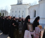 Патриарший Экзарх всея Беларуси совершил Божественную Литургию в Спасо-Евфросиниевском монастыре