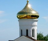 Новый купол Спасского храма. Июнь 2007 года