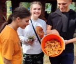 Палаточный лагерь на берегу реки Свольна