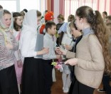Воспитанники воскресной школы выступили с Рождественским концертом в Малоситнянской  школе