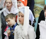 Воспитанники воскресной школы выступили с Рождественским концертом в Малоситнянской  школе