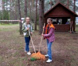 Палаточный лагерь на берегу реки Свольна