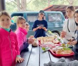 Палаточный лагерь на берегу реки Свольна