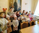 Дети Воскресной школы встречают Рождество Христово