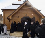 На подворье Спасо-Евфросиниевского женского монастыря освящен храм в честь Иверской иконы Божией Матери