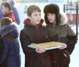 Дети воскресной школы прославляют Рождество Христово