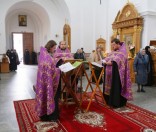 Малая вечерня в Кресто-Воздвиженском соборе