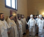 На подворье Спасо-Евфросиниевского женского монастыря освящен храм в честь Иверской иконы Божией Матери
