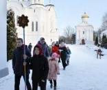 Дети воскресной школы прославляют Рождество Христово