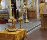 Праздник Происхождения (изнесения) Честных Древ Животворящего Креста Господня в Полоцкой обители