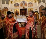 Принесение мощей великомученика Димитрия Солунского в Спасо-Евфросиниевский монастырь