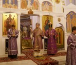 Всенощное бдение в Кресто-Воздвиженском соборе