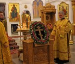 Праздник Происхождения (изнесения) Честных Древ Животворящего Креста Господня в Полоцкой обители