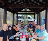 Палаточный лагерь на берегу реки Свольна