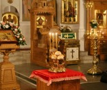 Принесение мощей великомученика Димитрия Солунского в Спасо-Евфросиниевский монастырь