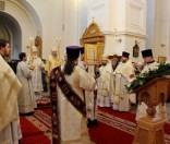 Предстоятель Белорусской Православной Церкви совершил Божественную литургию в Спасо-Евфросиниевском монастыре