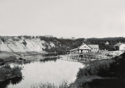 18. Полоцк. Мельница на реке Полоте. Фото 1889-1891 годов