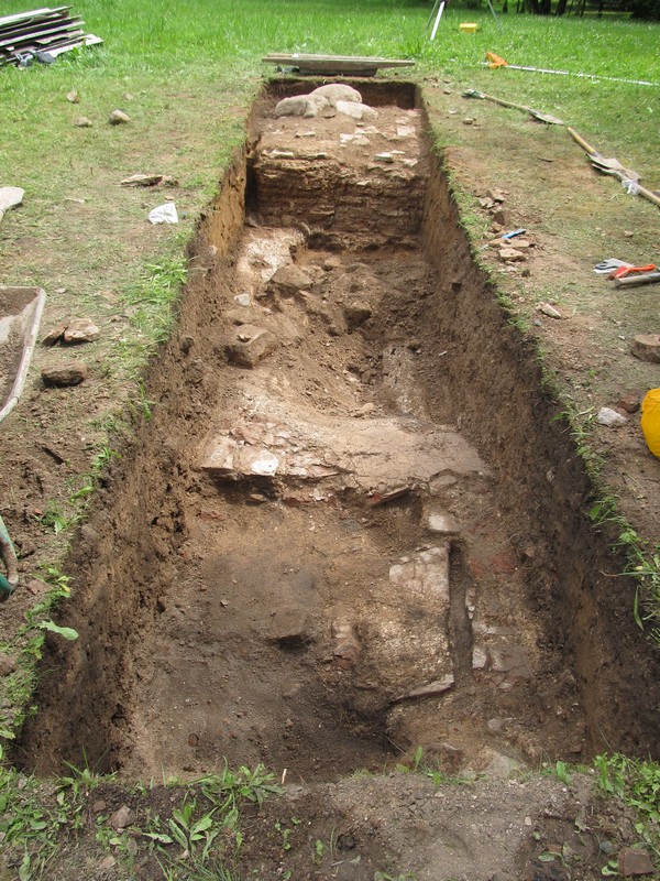 Археологические раскопки в Спасо-Евфросиниевском женском монастыре