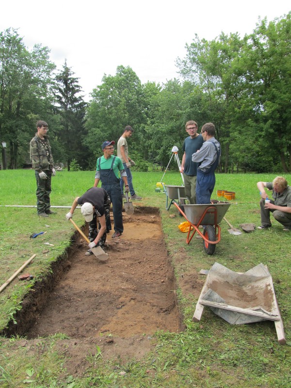 Археологические раскопки в Спасо-Евфросиниевском женском монастыре